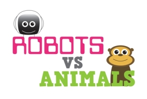 Robots v Animals logo small